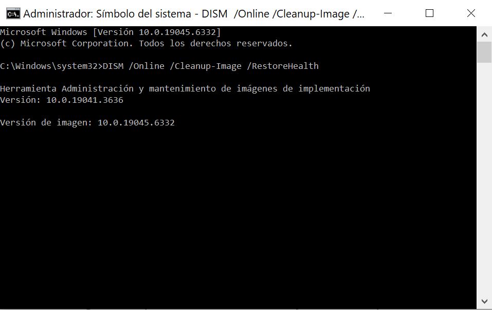 DISM Reparar Windows con conexión a Internet