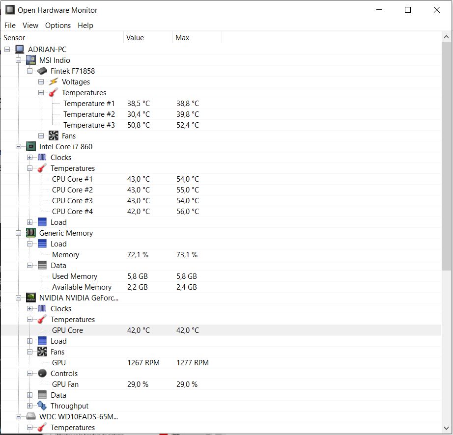 Open Hardware Monitor