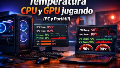 Temperatura normal de CPU y GPU jugando en PC y portátil