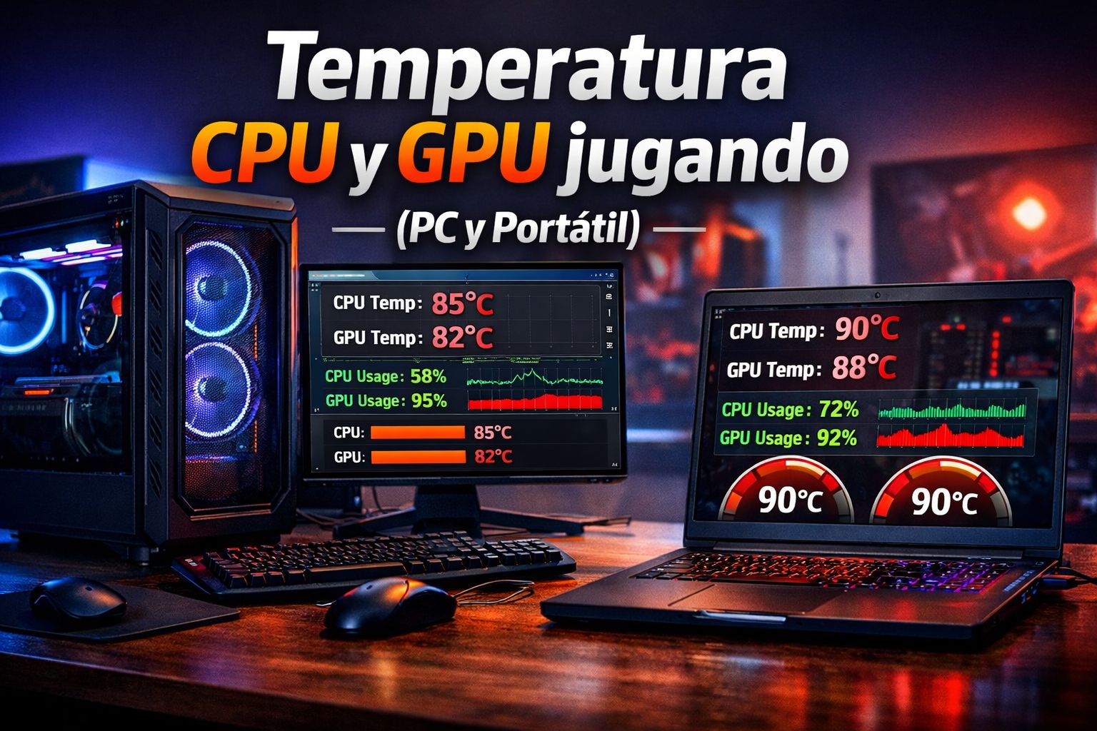 Qué temperatura es normal en CPU y GPU jugando en PC y portátil (guía ...