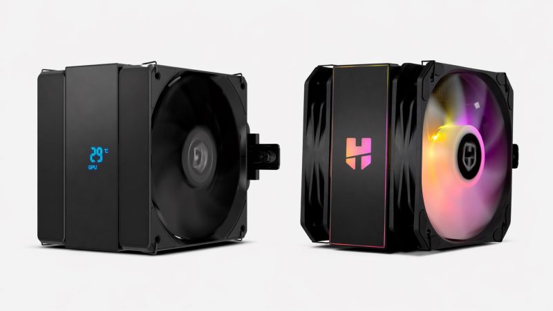 Foto comparativa entre Nox Hummer H-200 ARGB y el Nox Hummer H-200 LCD