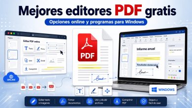 Mejores editores PDF gratis online y programas para Windows