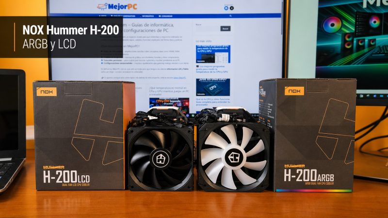 Nox Hummer H-200 ARGB y H-200 LCD, dos disipadores por aire para CPU
