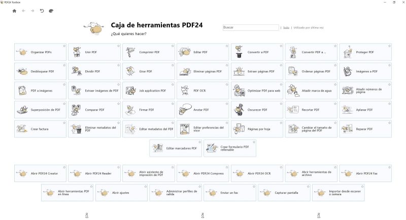 PDF24 Creator Caja de Herramientas