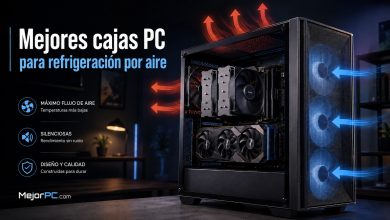Mejores cajas de PC para refrigeración por aire con buen airflow y ventiladores frontales