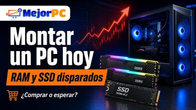 Montar un PC hoy con RAM DDR5 y SSD NVMe más caros