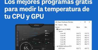 Mejores programas para medir temperatura CPU y GPU