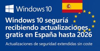 Windows 10 Actualizaciones Gratis hasta 2026