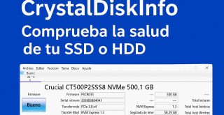 Crystaldisk Info comprueba la salud de tu disco duro